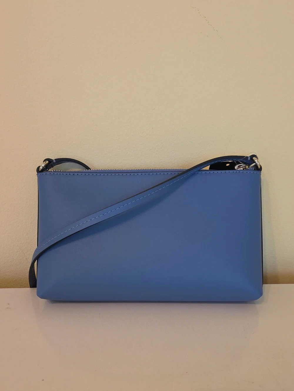 Kate Spade Ivy Street Amy Smooth Blue Leather Crossbody NWT